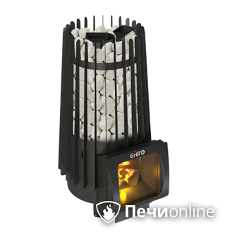 Дровяная печь-каменка GrillD Cometa Vega 180 window short Max в Туле